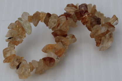 Citrine chip bracelet 13-17g Rocks and Things