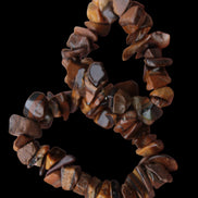 Tigers Eye chip bracelet 19g in sunlight - Rocks and Things Store