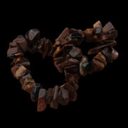 Tigers Eye chip bracelet 19g in sunlight - Rocks and Things Store