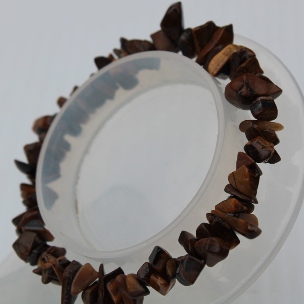 Tigers Eye chip bracelet 19g Rocks and Things