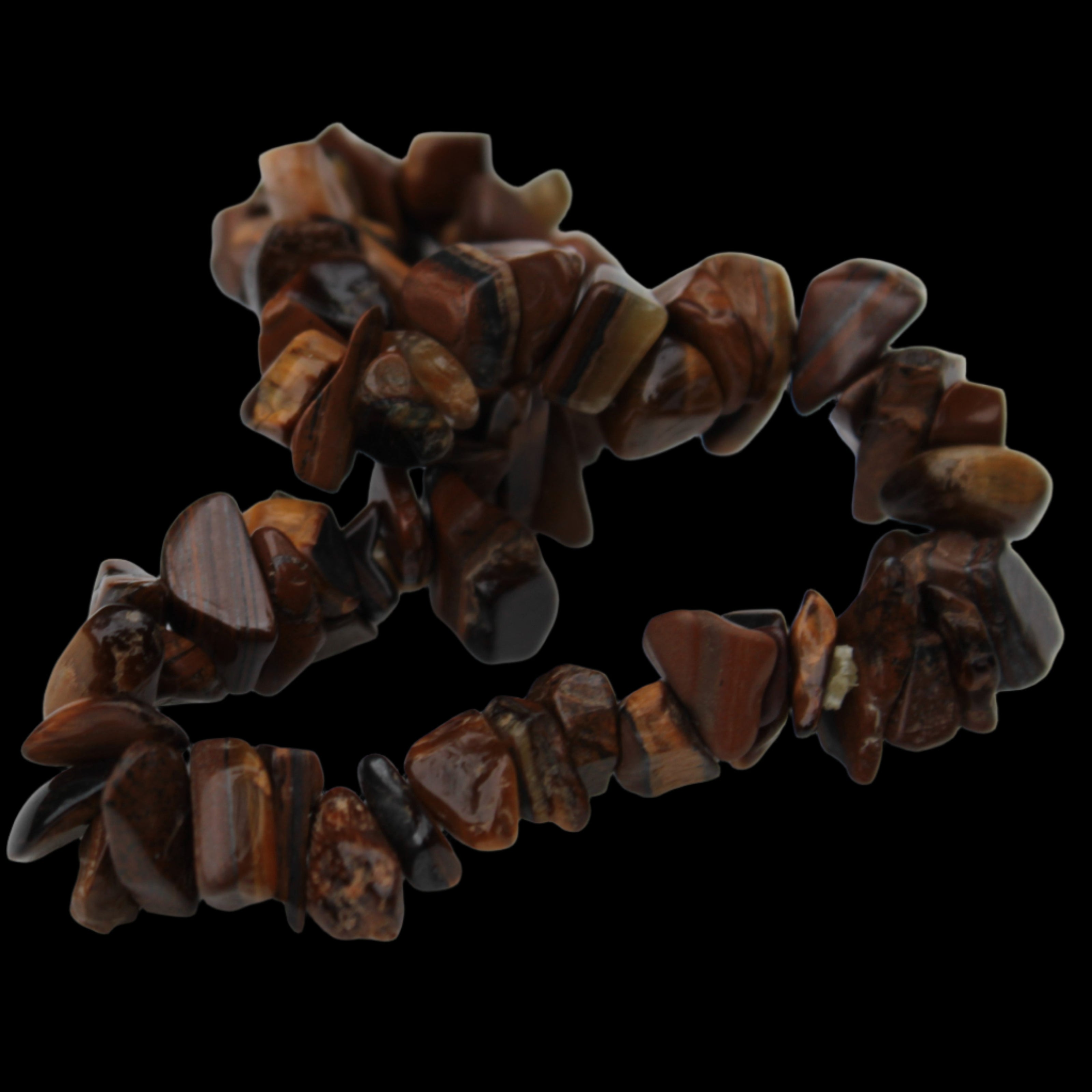 Tigers Eye chip bracelet 19g Rocks and Things