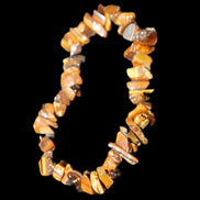 Tigers Eye chip bracelet 19g in sunlight - Rocks and Things Store