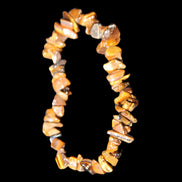 Tigers Eye chip bracelet 19g in sunlight - Rocks and Things Store