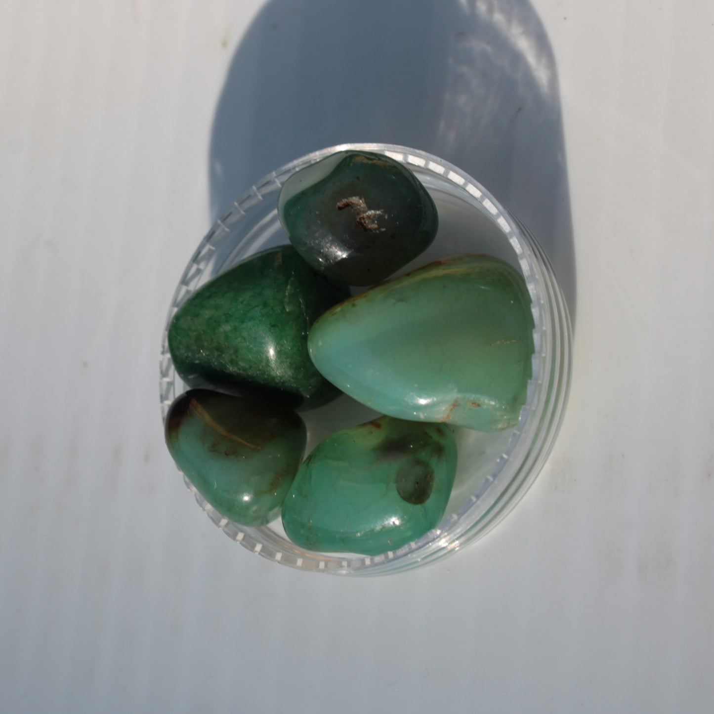 Green Aventurine 5 tumble stones 19g Rocks and Things