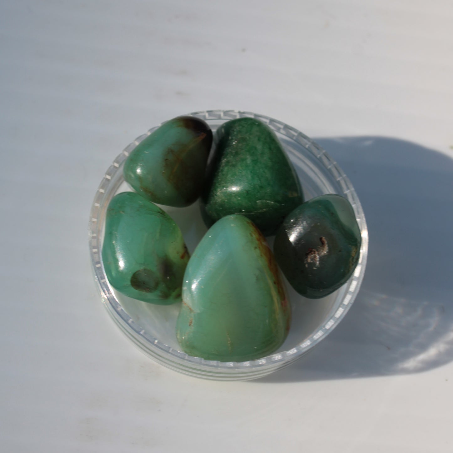 Green Aventurine 5 tumble stones 19g Rocks and Things