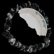 Snowflake Obsidian chip bracelet 10g -  Rocks and Things Store