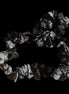 Snowflake Obsidian chip bracelet 10g -  Rocks and Things Store