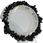 Black Obsidian chip bracelet 17-24g in sunshine - Rocks and Things Store