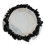 Black Obsidian chip bracelet 17-24g in sunshine - Rocks and Things Store