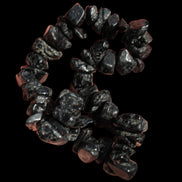 Black Obsidian chip bracelet 17-24g in sunshine - Rocks and Things Store