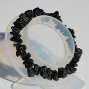Black Obsidian chip bracelet 17-24g in sunshine - Rocks and Things Store