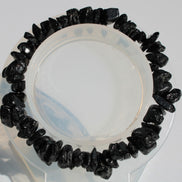 Black Obsidian chip bracelet 17-24g in sunshine - Rocks and Things Store