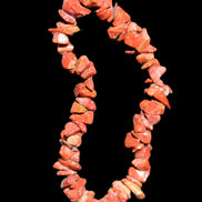 Red Jasper chip bracelet 17-18g in sunlight - Rocks and Things Store