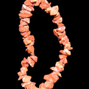 Red Jasper chip bracelet 17-18g in sunlight - Rocks and Things Store