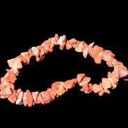 Red Jasper chip bracelet 17-18g in sunlight - Rocks and Things Store