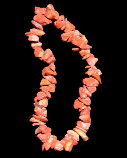 Red Jasper chip bracelet 17-18g in sunlight - Rocks and Things Store