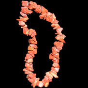 Red Jasper chip bracelet 17-18g in sunlight - Rocks and Things Store