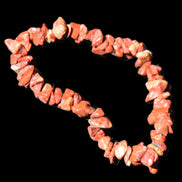 Red Jasper chip bracelet 17-18g in sunlight - Rocks and Things Store