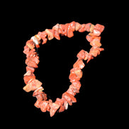 Red Jasper chip bracelet 17-18g in sunlight - Rocks and Things Store