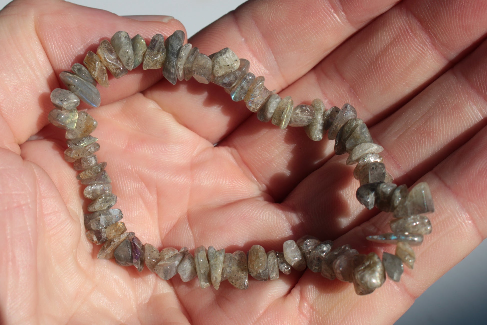 Labradorite chip bracelet 11-12g Rocks and Things