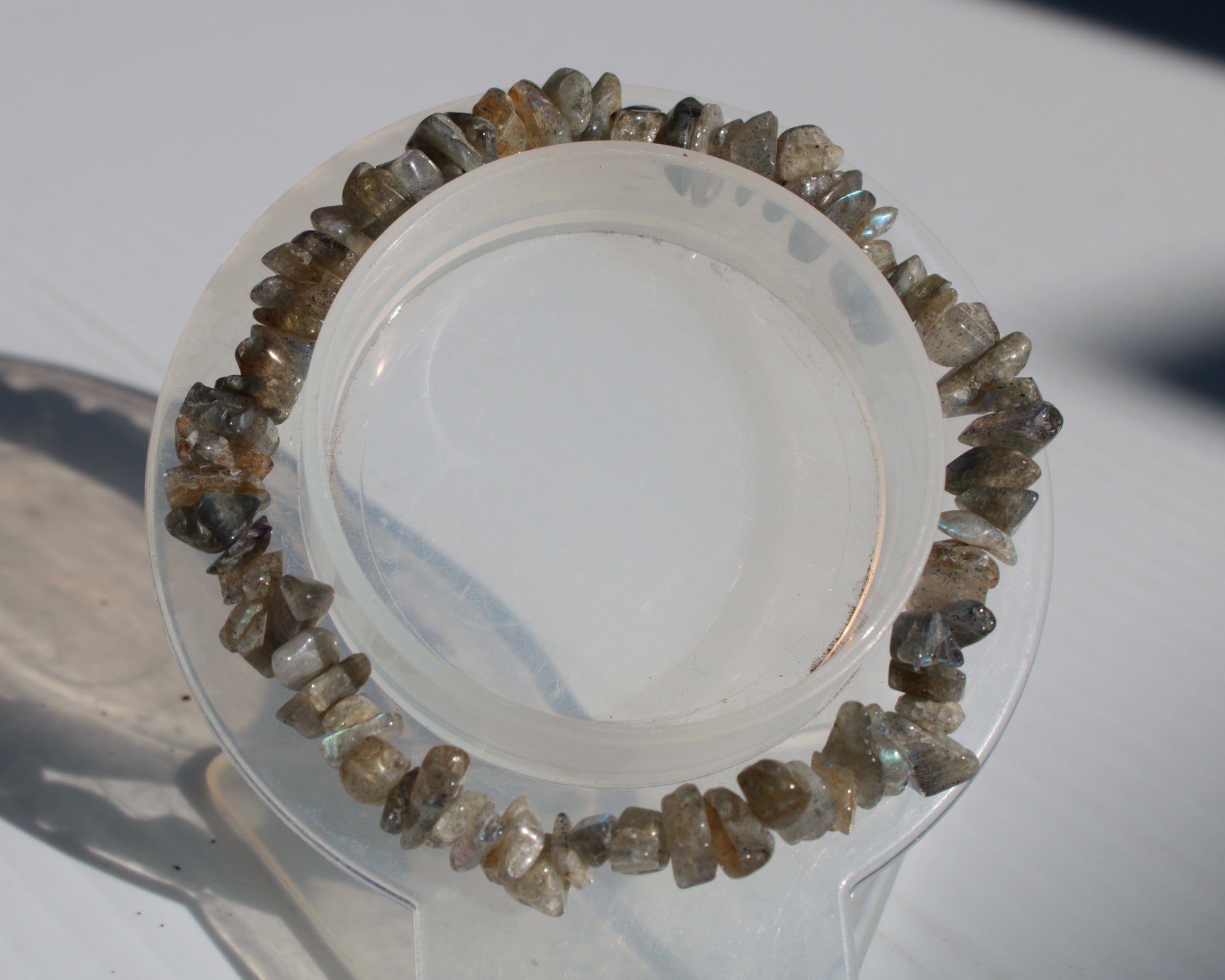 Labradorite chip bracelet 11-12g Rocks and Things