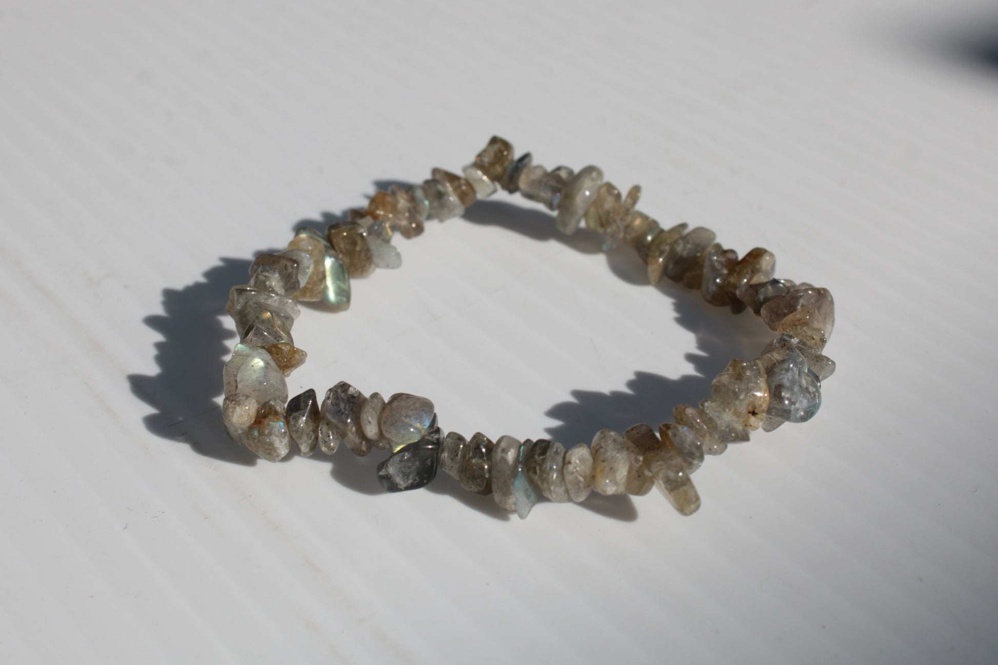 Labradorite chip bracelet 11-12g Rocks and Things