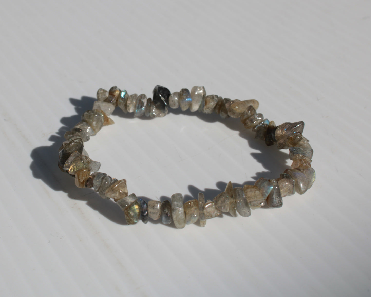 Labradorite chip bracelet 11-12g Rocks and Things