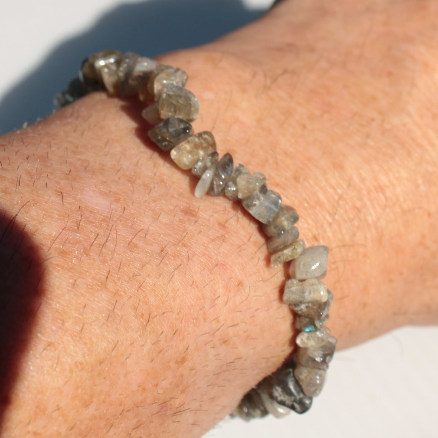 Labradorite chip bracelet 11-12g Rocks and Things