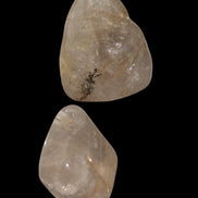 Golden Hair Rutile Quartz 2 tumbled crystals 12-15g in sunshine - Rocks and Things Store