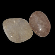 Golden Hair Rutile Quartz 2 tumbled crystals 12-15g in sunlight - Rocks and Things Store