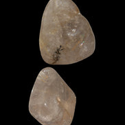 Golden Hair Rutile Quartz 2 tumbled crystals 12-15g in sunshine - Rocks and Things Store