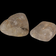 Golden Hair Rutile Quartz 2 tumbled crystals 12-15g in sunlight - Rocks and Things Store