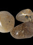 Golden Hair Rutile Quartz 3 tumbled crystals 23-25g in sunshine - Rocks and Things Store