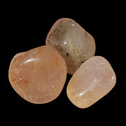 Golden Hair Rutile Quartz 3 tumbled crystals 23-25g in sunshine - Rocks and Things Store