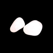 Rose Quartz 1/2 tumbled crystals 12-14g in sunlight - Rocks and Things Store