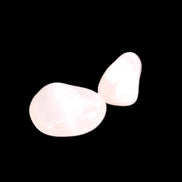 Rose Quartz 1/2 tumbled crystals 12-14g in sunlight - Rocks and Things Store