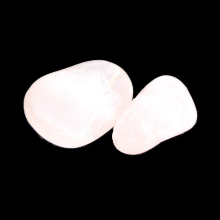 Rose Quartz 1/2 tumbled crystals 12-14g in sunlight - Rocks and Things Store