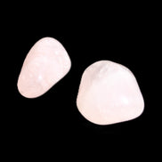 Rose Quartz 1/2 tumbled crystals 12-14g in sunlight - Rocks and Things Store