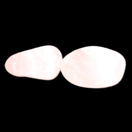 Rose Quartz 1/2 tumbled crystals 12-14g in sunlight - Rocks and Things Store