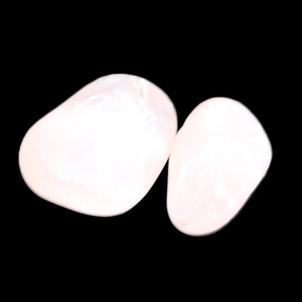 Rose Quartz 1/2 tumbled crystals 12-14g in sunlight - Rocks and Things Store