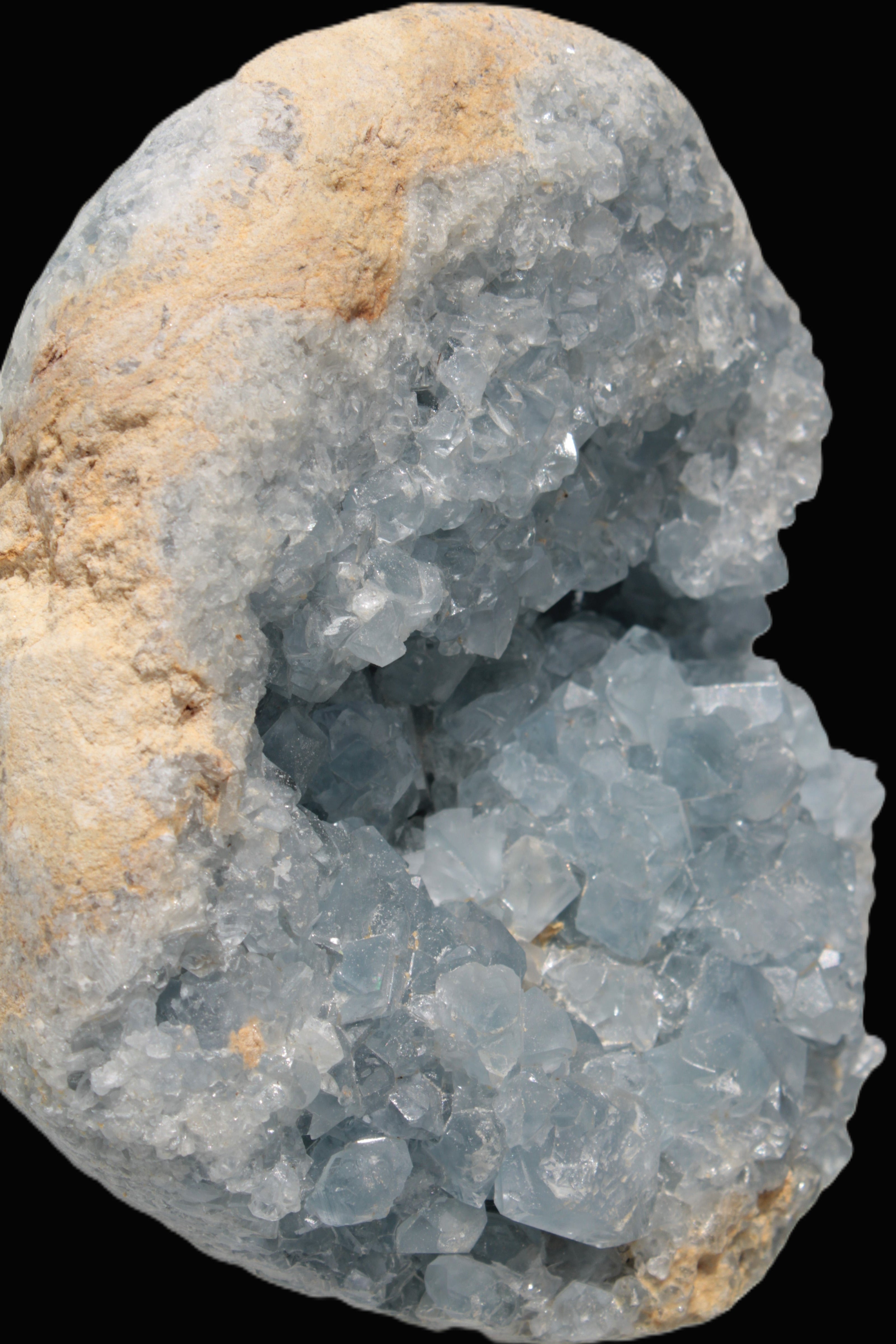 Celestite geode 2878g in sunlight - Rocks and Things Store