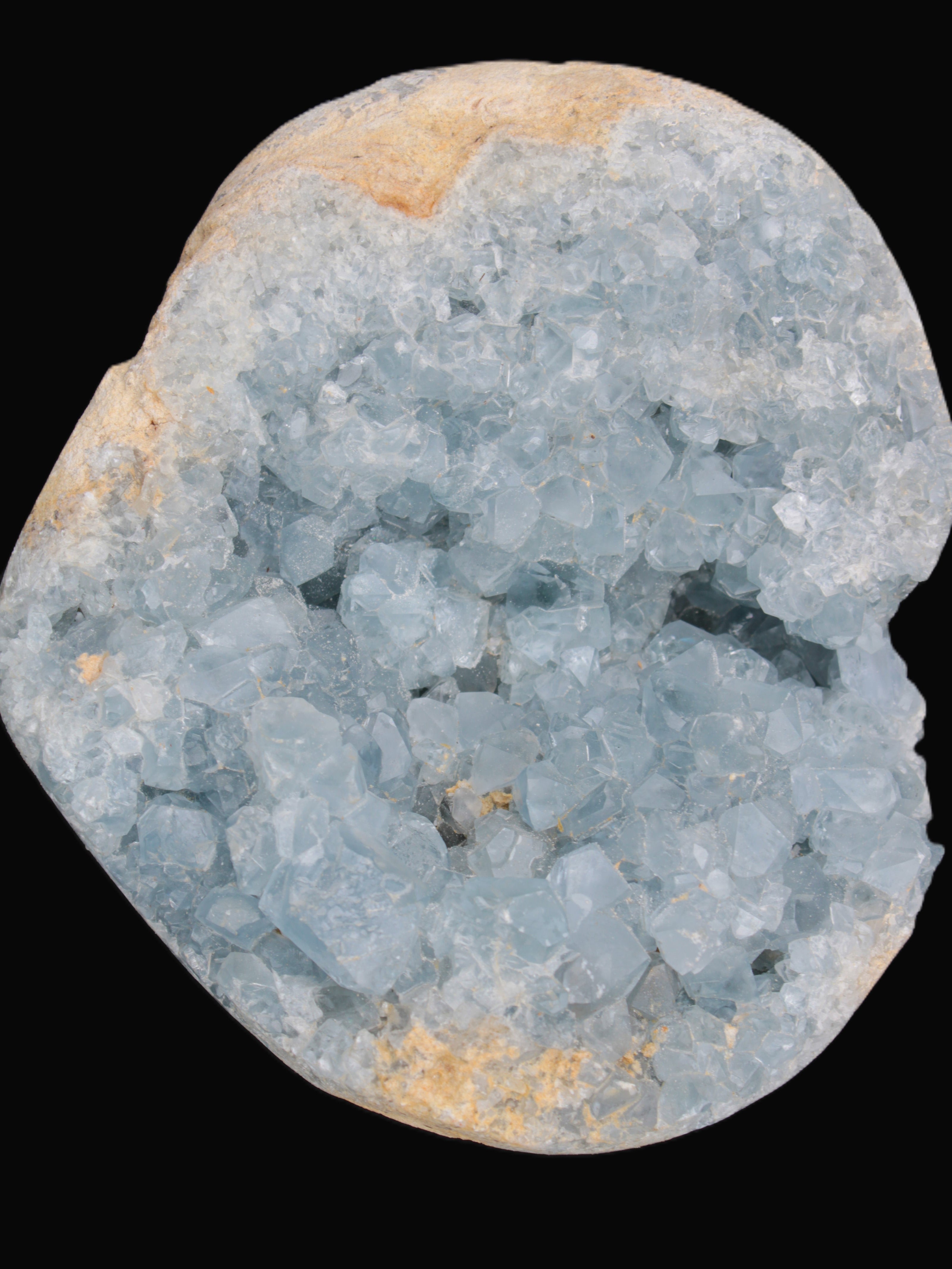 Celestite geode 2878g in sunlight - Rocks and Things Store