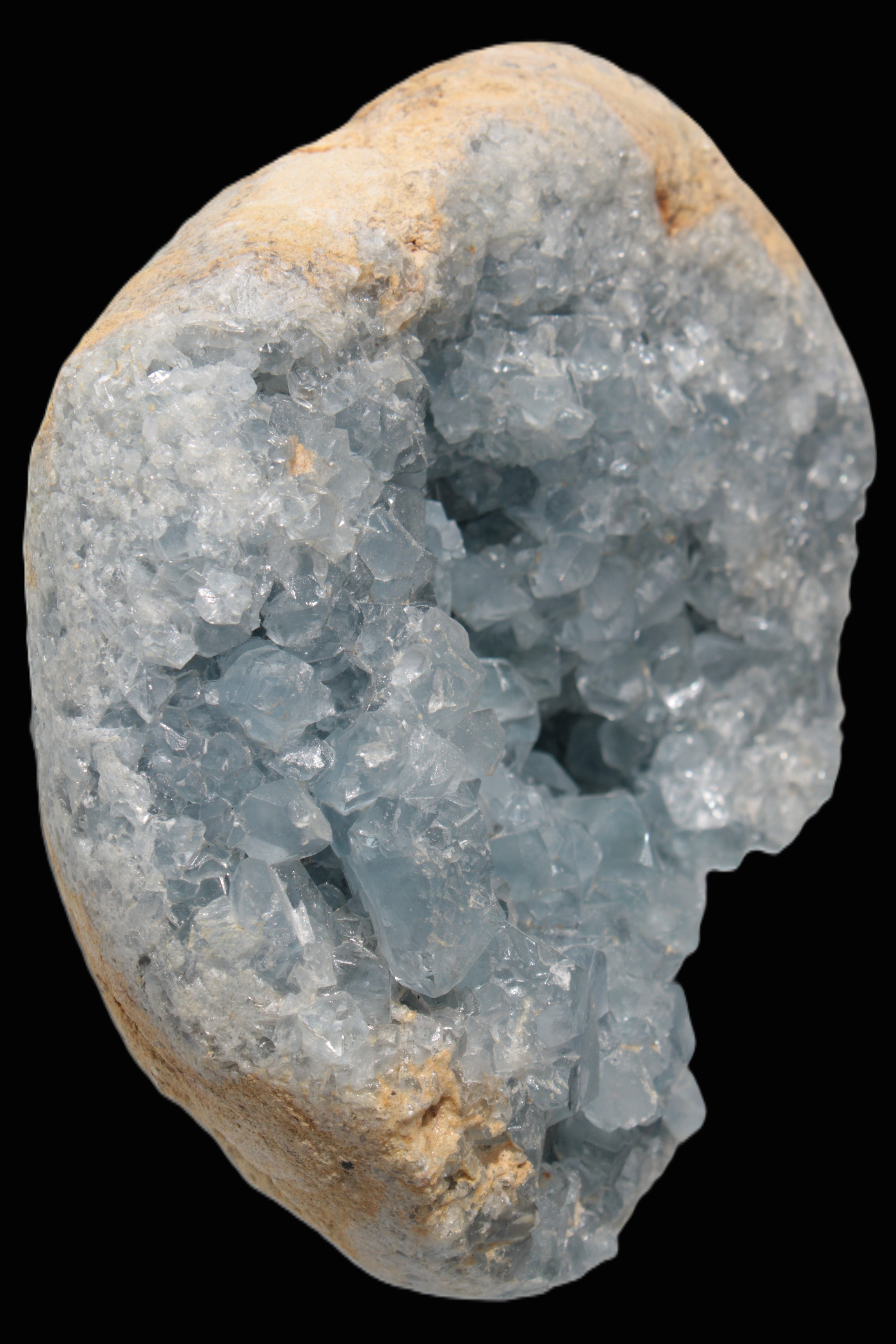 Celestite geode 2878g in sunlight - Rocks and Things Store