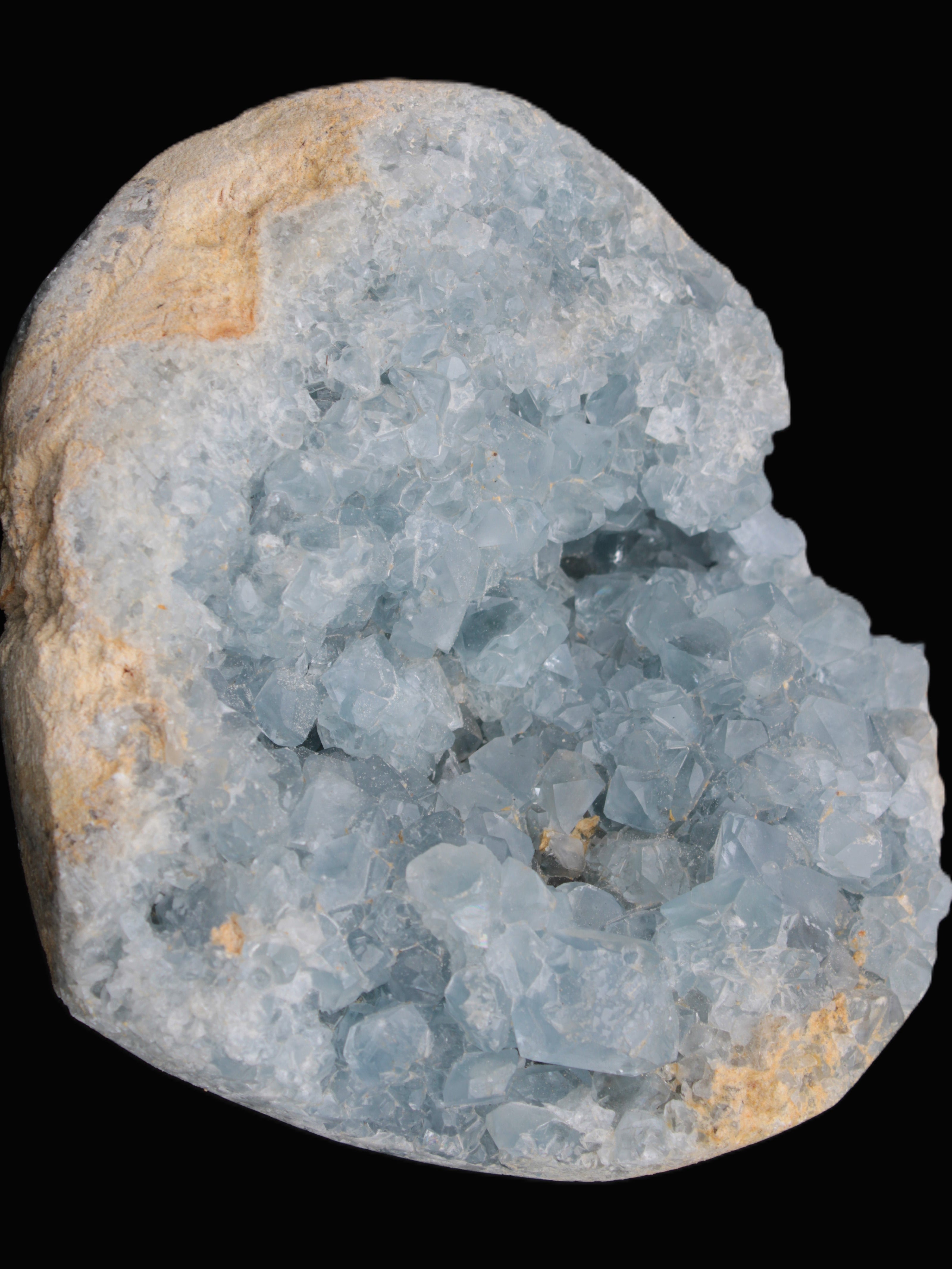 Celestite geode 2878g in sunlight - Rocks and Things Store