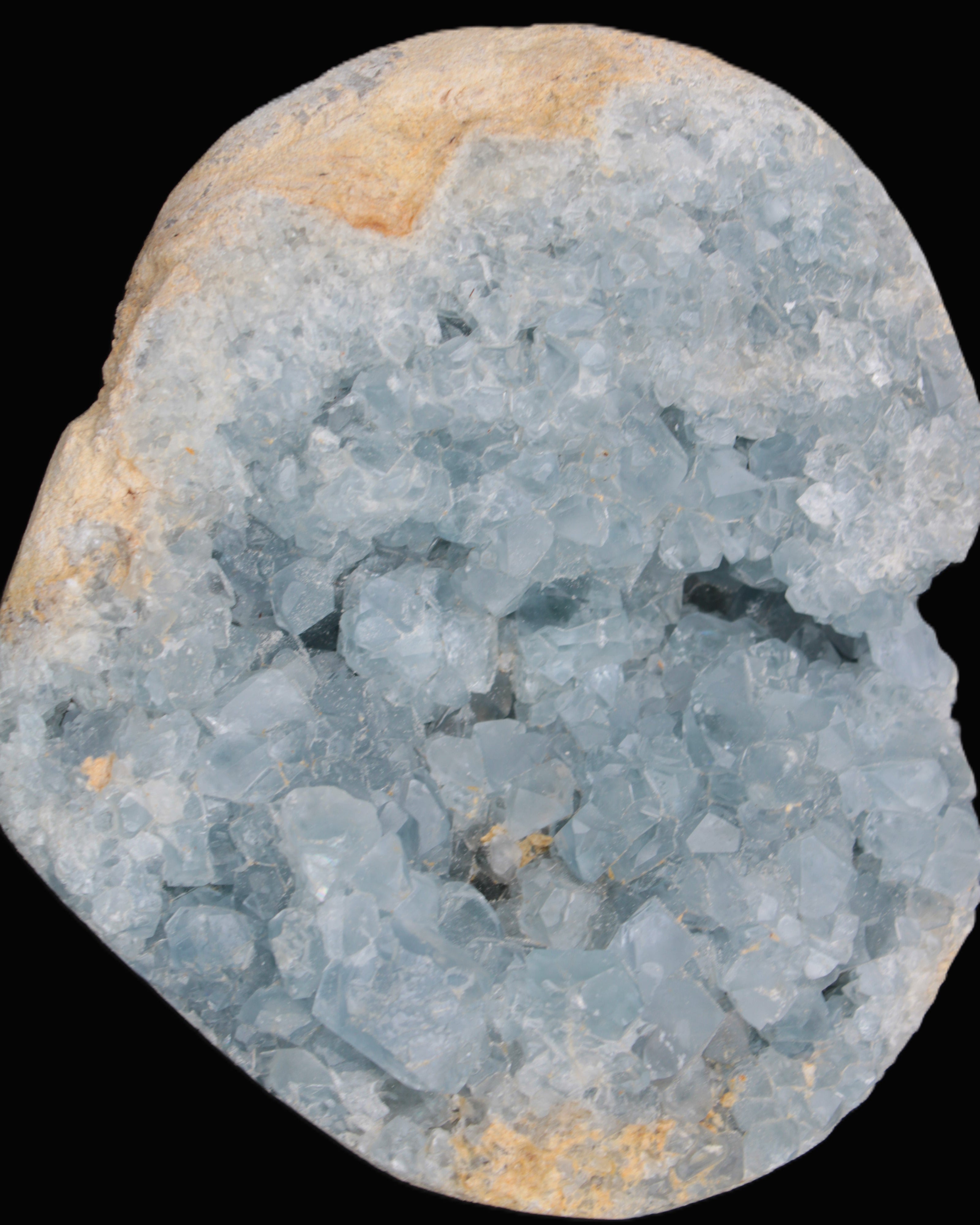 Celestite geode 2878g in sunlight - Rocks and Things Store
