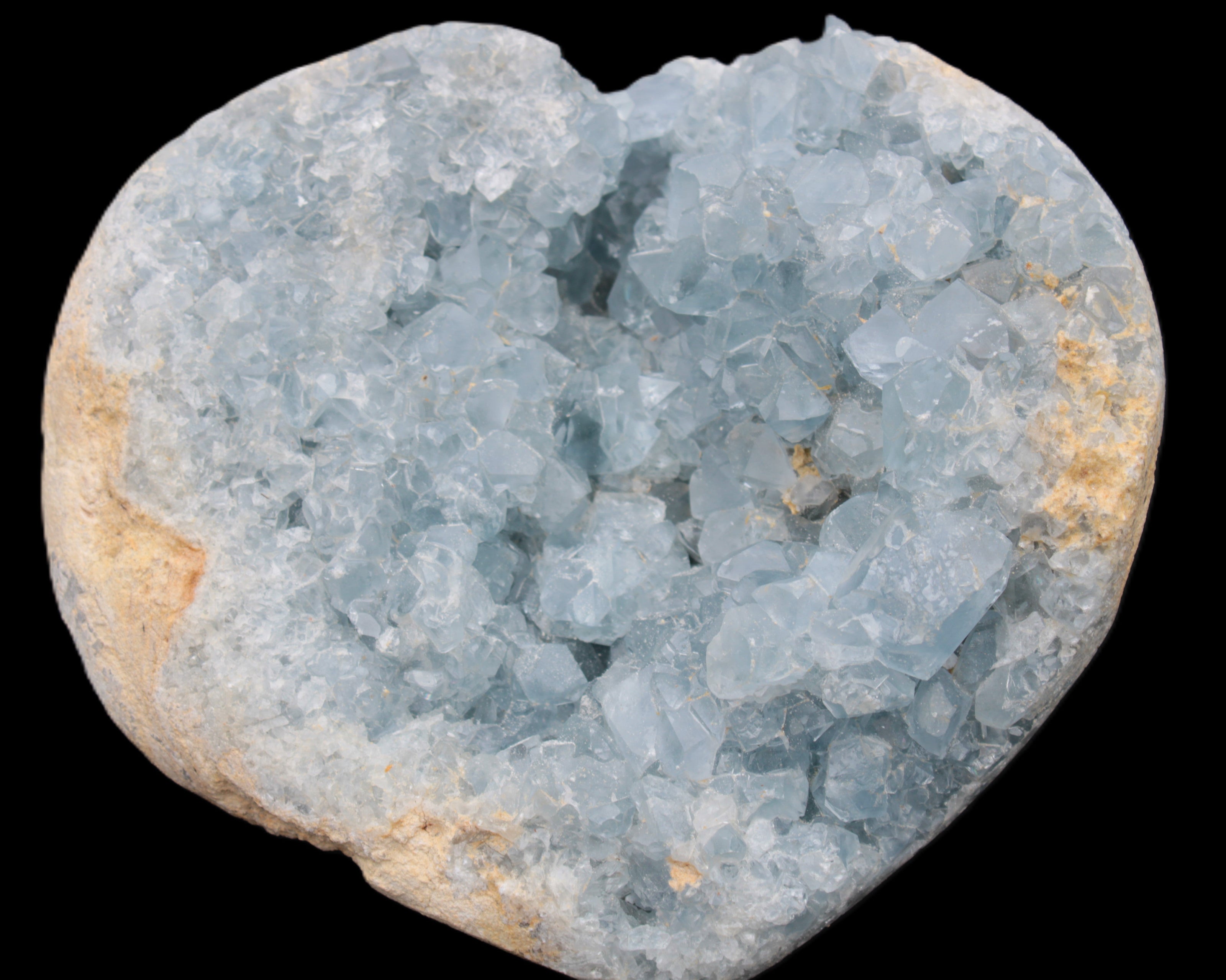 CCelestite geode 2878g in sunlight - Rocks and Things Store