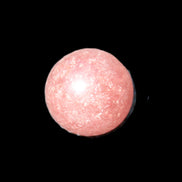 Strawberry Quartz sphere 17-22g in sunlight - Rocks and Things Store