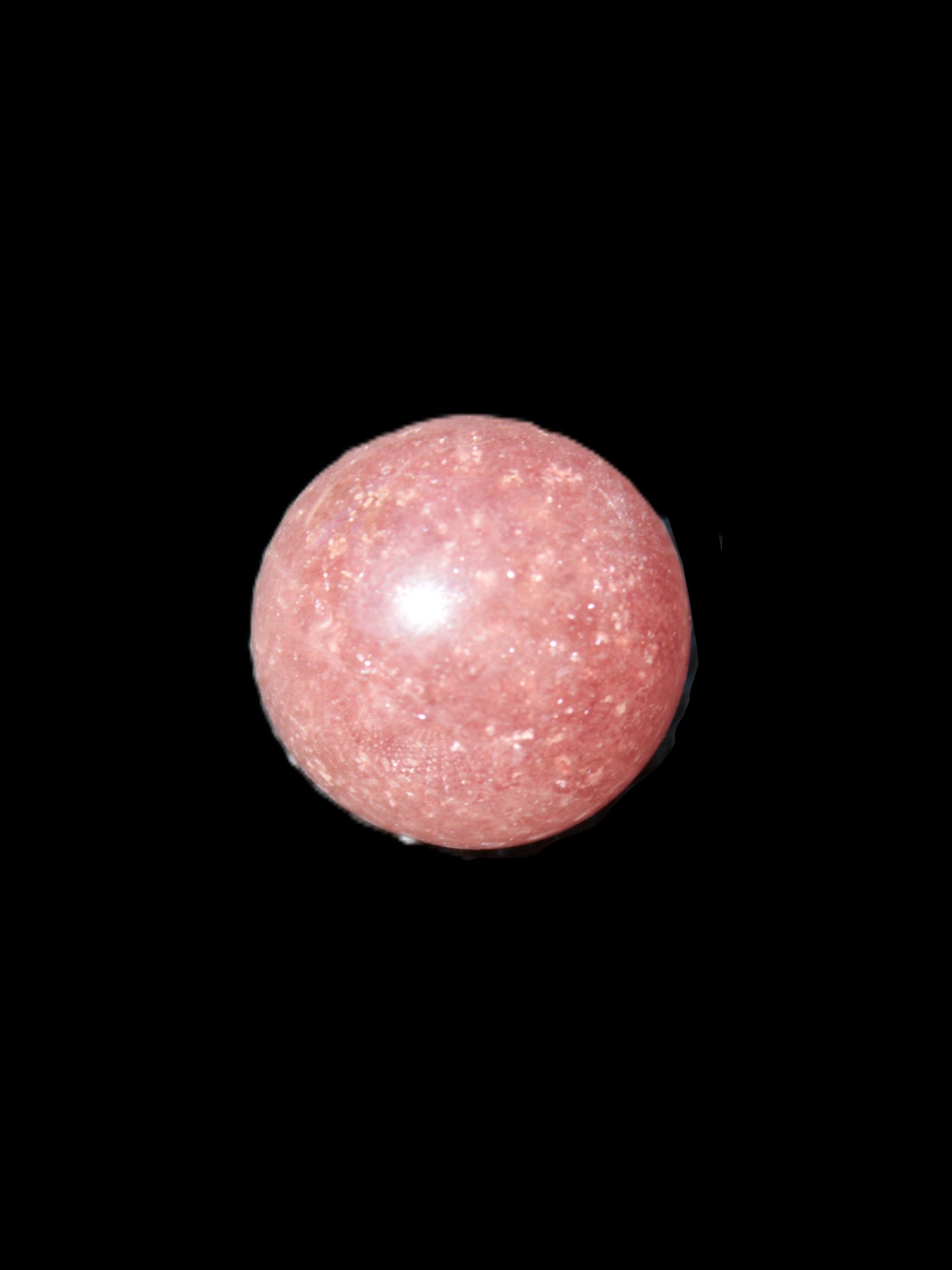 Strawberry Quartz sphere 17-22g Rocks and Things