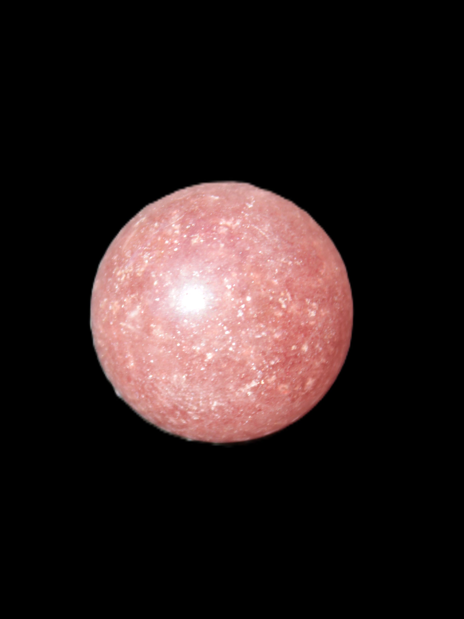 Strawberry Quartz sphere 17-22g Rocks and Things