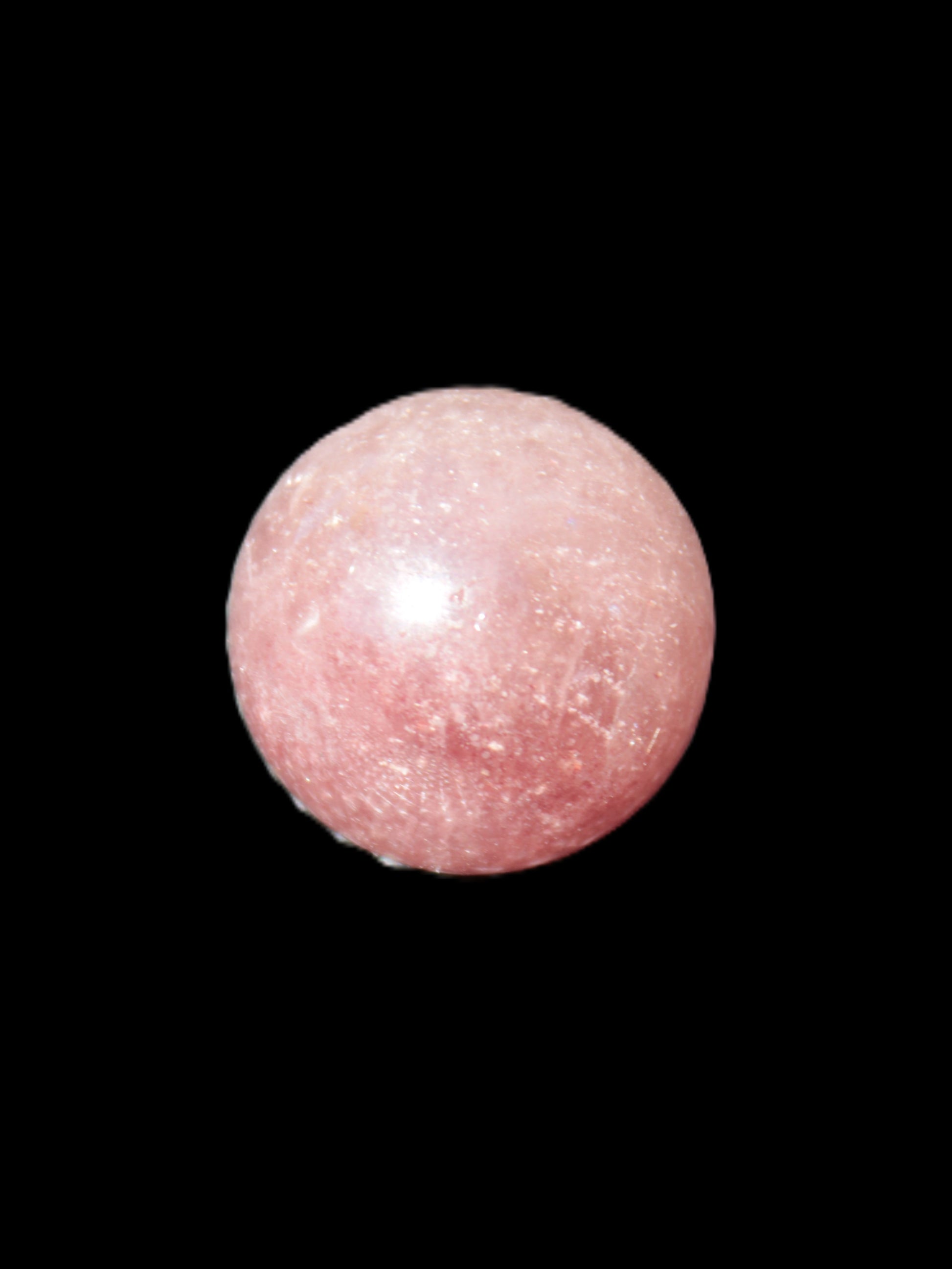 Strawberry Quartz sphere 17-22g Rocks and Things